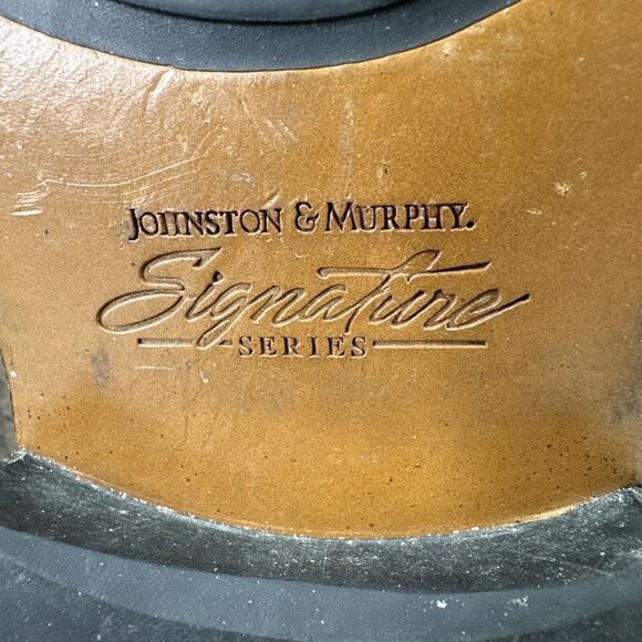 Johnston Murphy Passport Loafers Brown Leather Kiltie Tassel‎ Shoes Sz 10W Italy - Picture 9 of 13